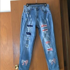 Patriotic Jeans NWOT - never worn